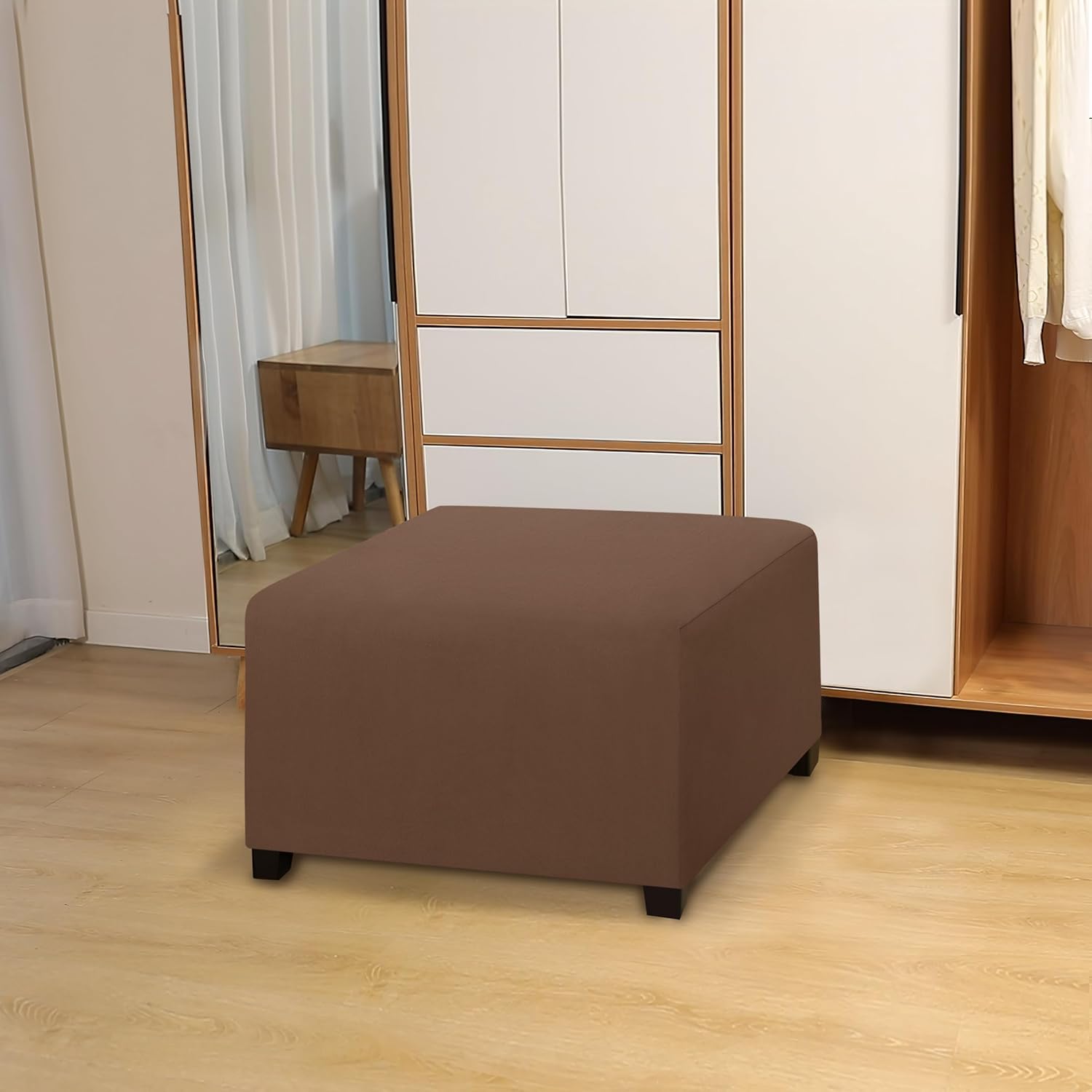 Dual Waterproof Stretch Ottoman Cover