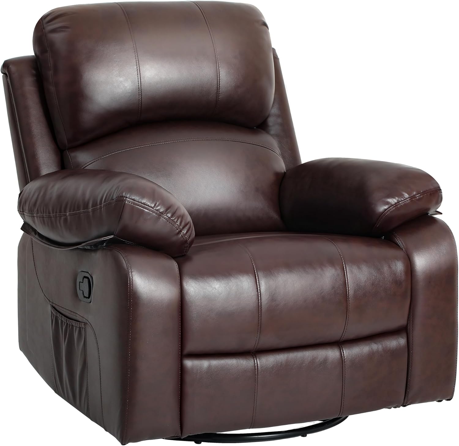Oversized Rocker Recliner Chair with Heat and Massage