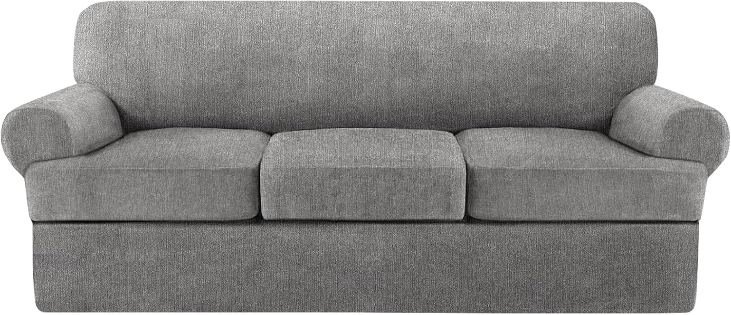 2 Pieces T Cushion Chair Covers