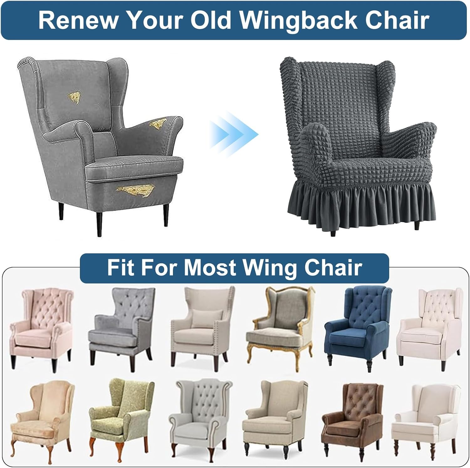 Wingback Chair Slipcover