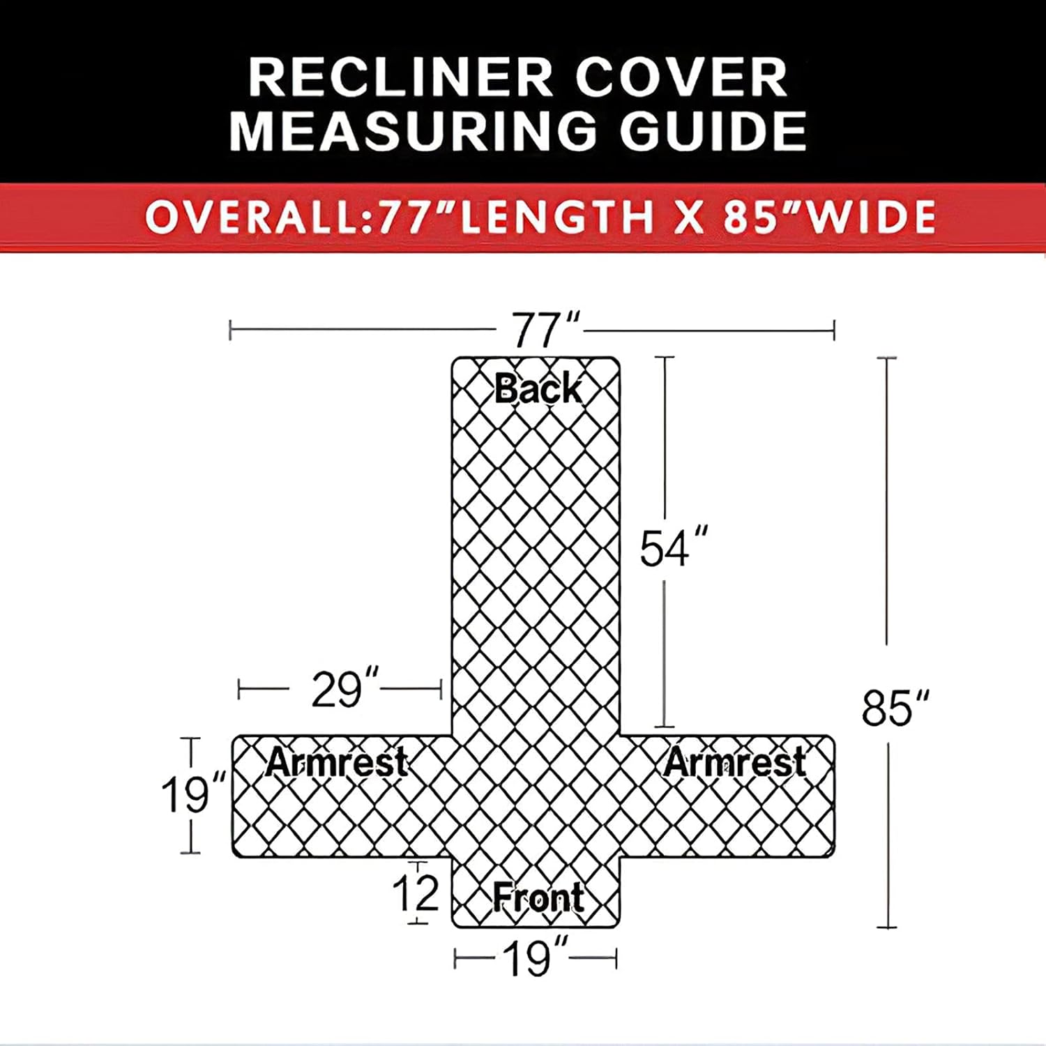 Easy-Going Reversible Couch Cover for 3 Cushion Couch Sofa