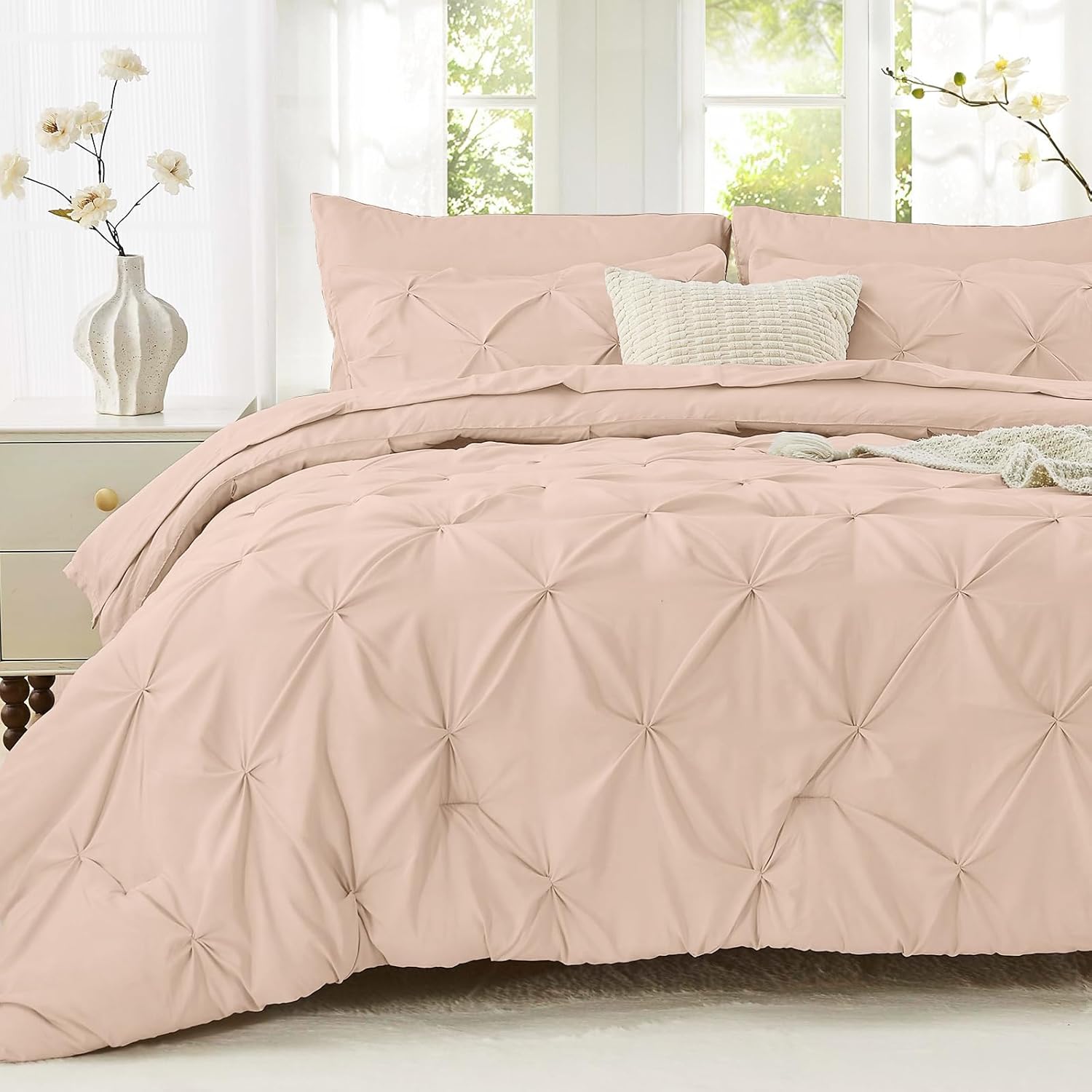Queen Comforter Set, 7-Piece
