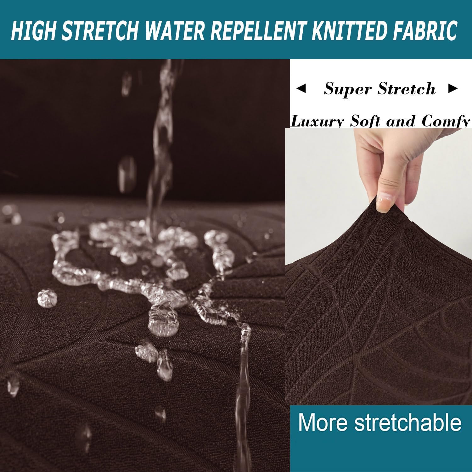 Ottoman Cover Square-Stretch Water Repellent