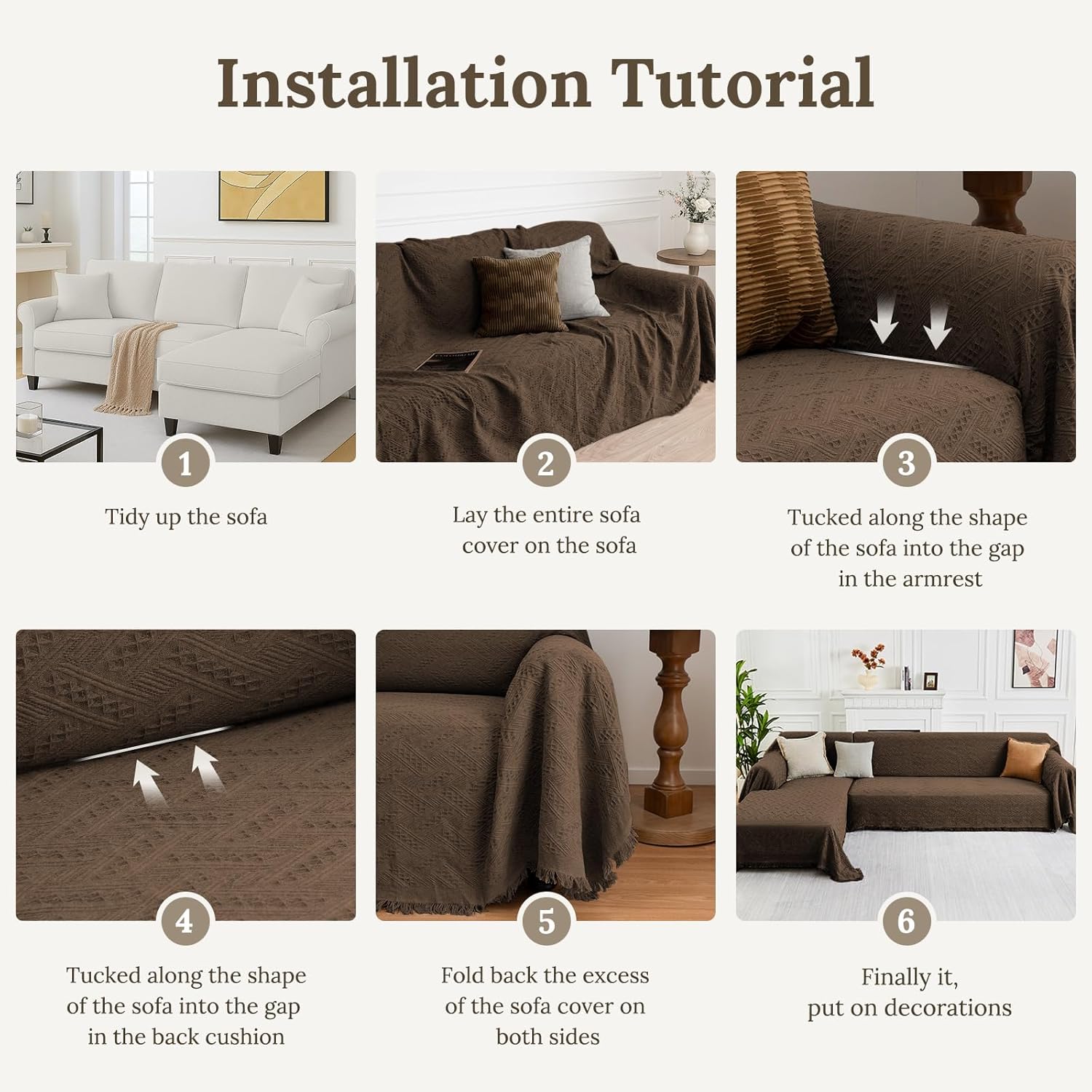 Couch Covers 2 Pieces L Shaped Sofa Cover