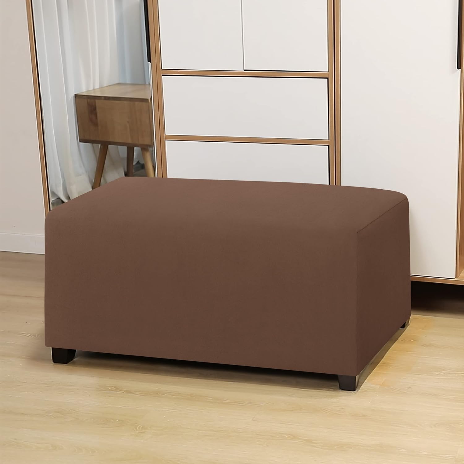 Dual Waterproof Stretch Ottoman Cover