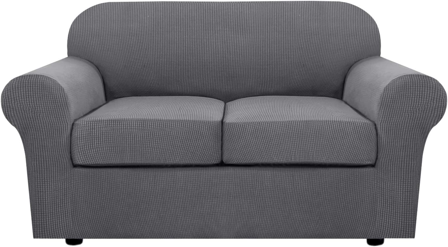 4 Piece Stretch Couch Covers for 3 Cushion Couch Sofa