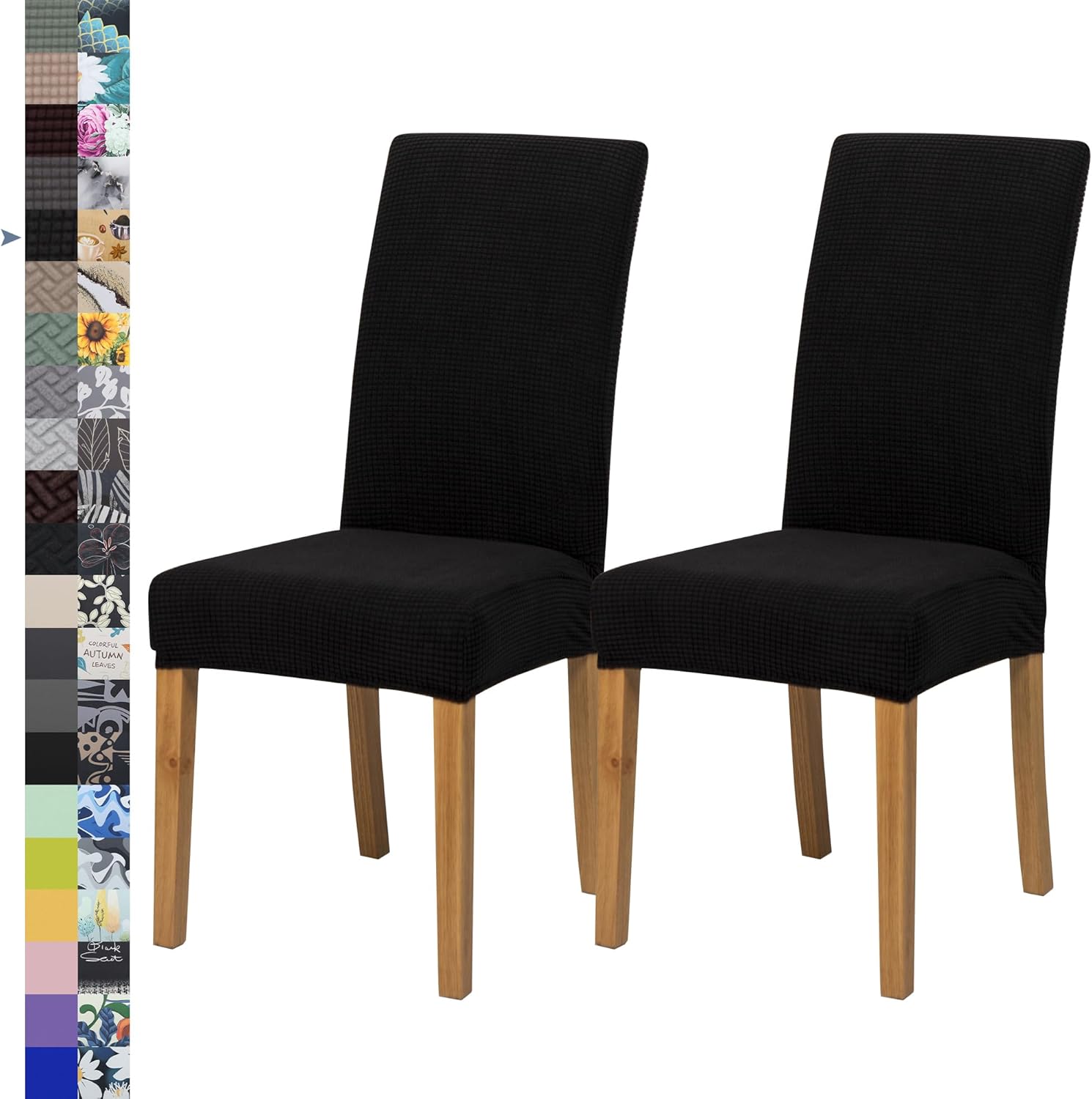 Dining Chair Cover,Dining Room Chair Covers Set of 6,Stretch Kitchen Chair Cover,Washable Dining Chair Cover,Parsons Chair Slipcovers Protective,for Home,Restaurant,Banquet(Gray)