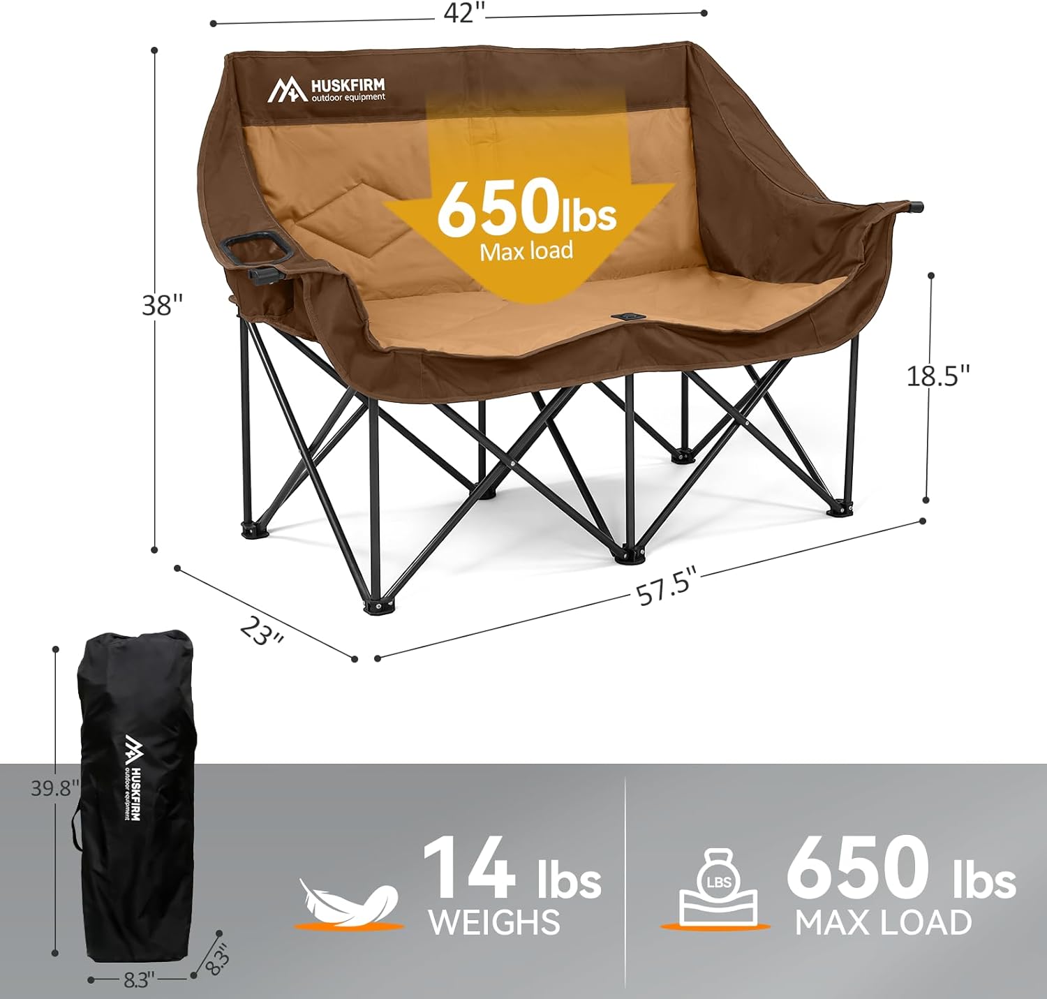 Loveseat Camping Chair Double Camping Chairs