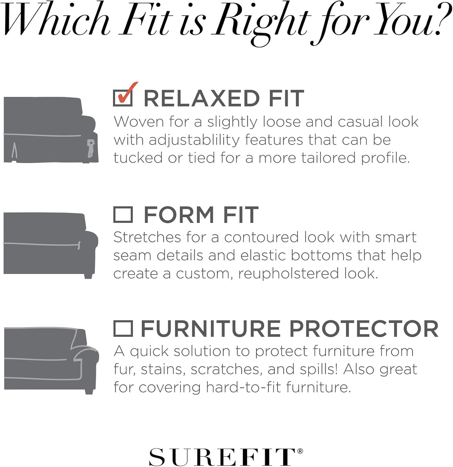 Ottoman Two Piece Slipcover