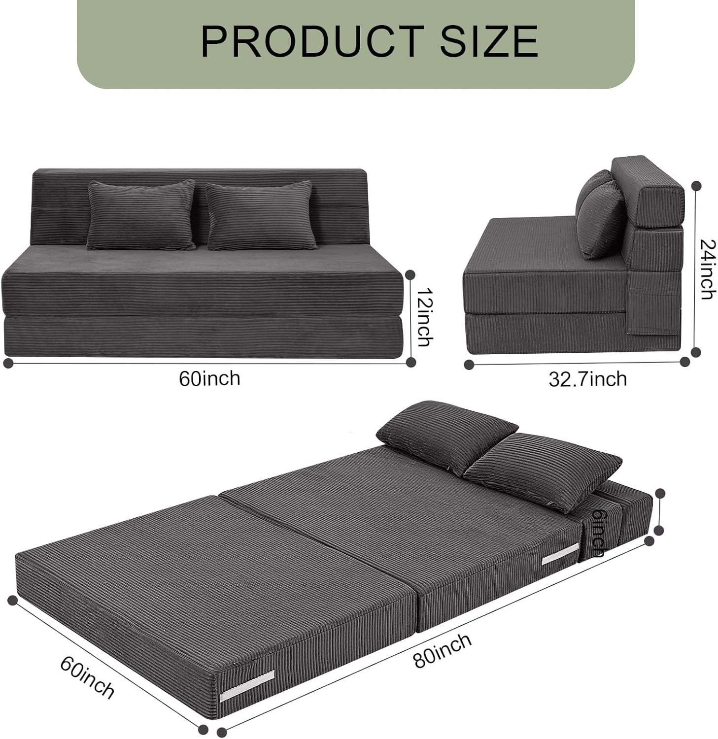 Convertible Sofa Bed