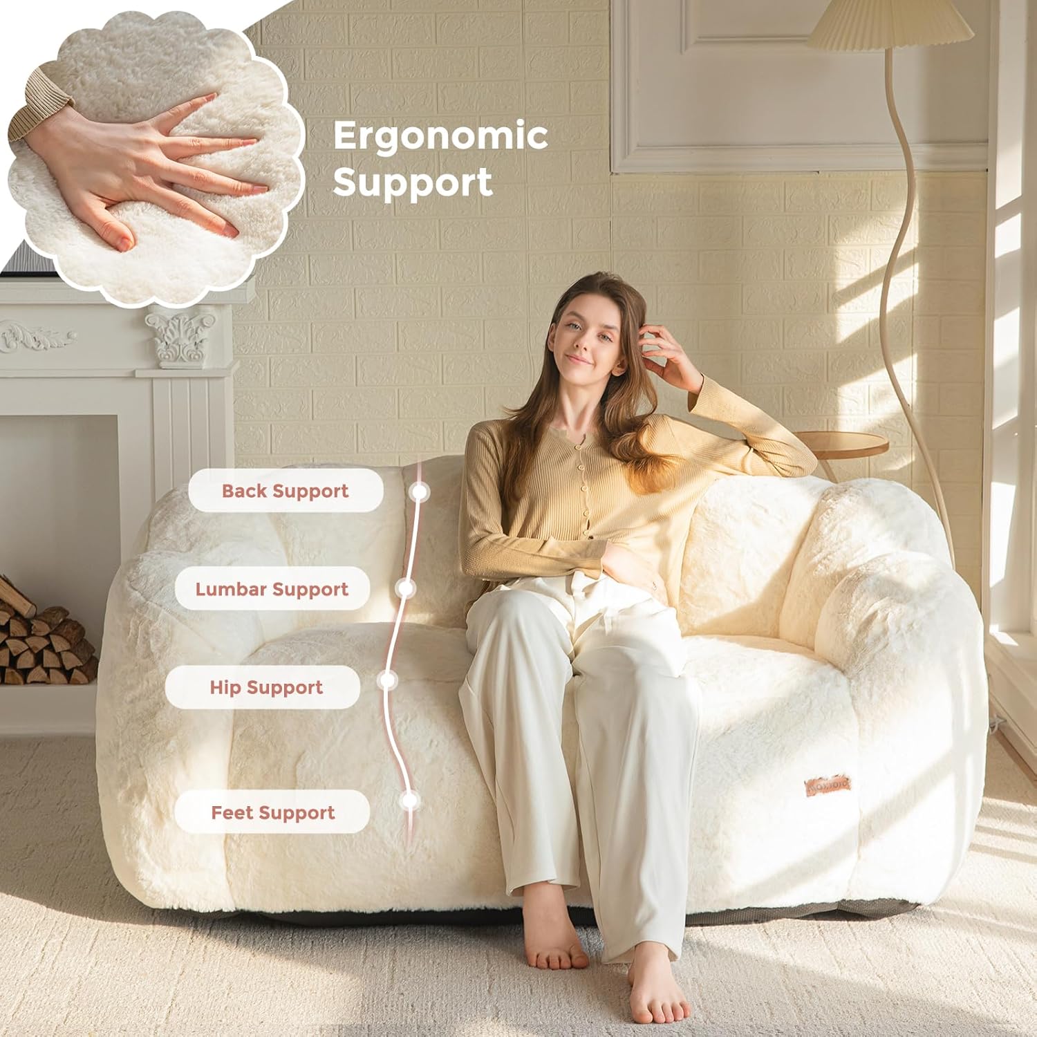 Bean Bag Chair for Adults,