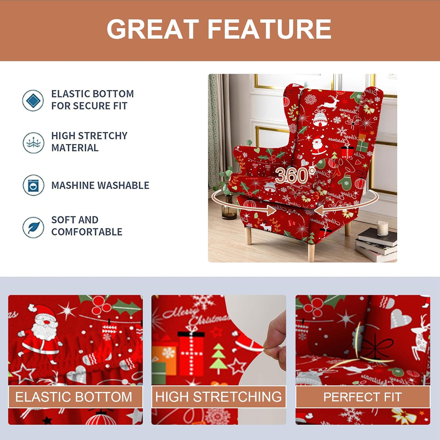 Wingback Chair Slipco