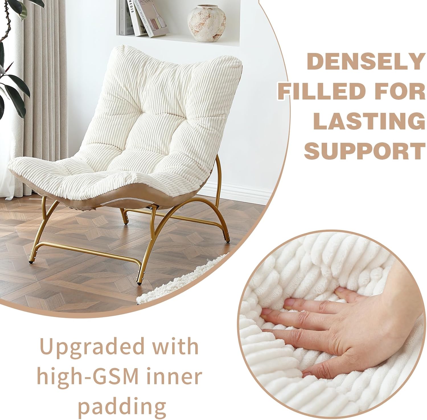 Accent Chair with Ottoman