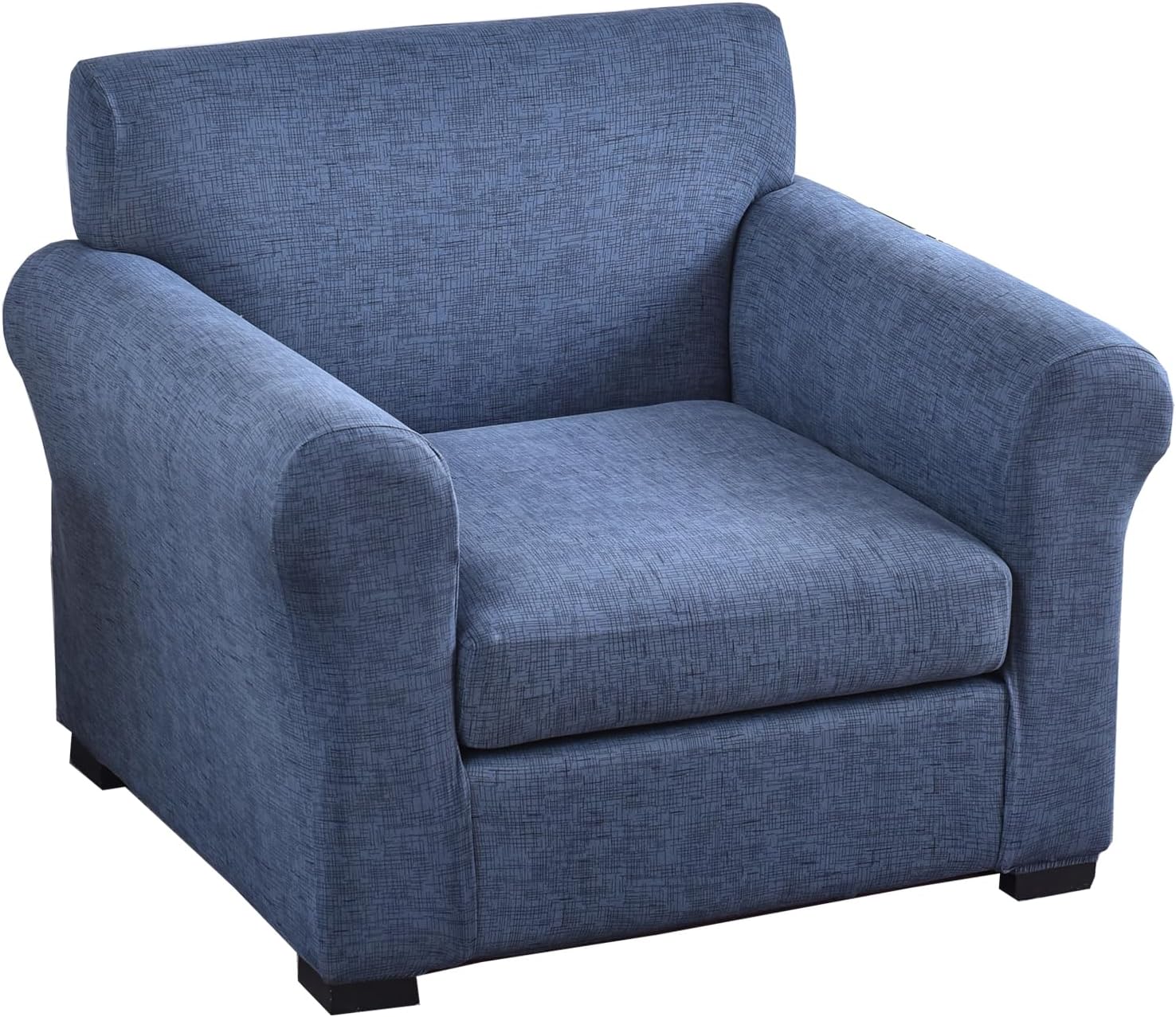 KRFOONN 2 Piece Chair Covers Printed Sofa Covers Couch Covers Washable Armchair Sofa Couch Slipcover Furniture Protector with Elastic Bottom for Living Room (Armchair, 23), Small