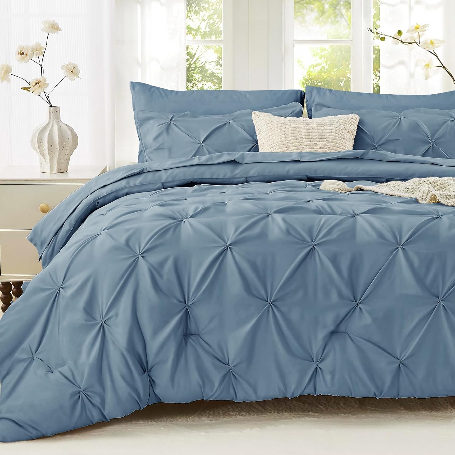 Queen Comforter Set, 7-Piece