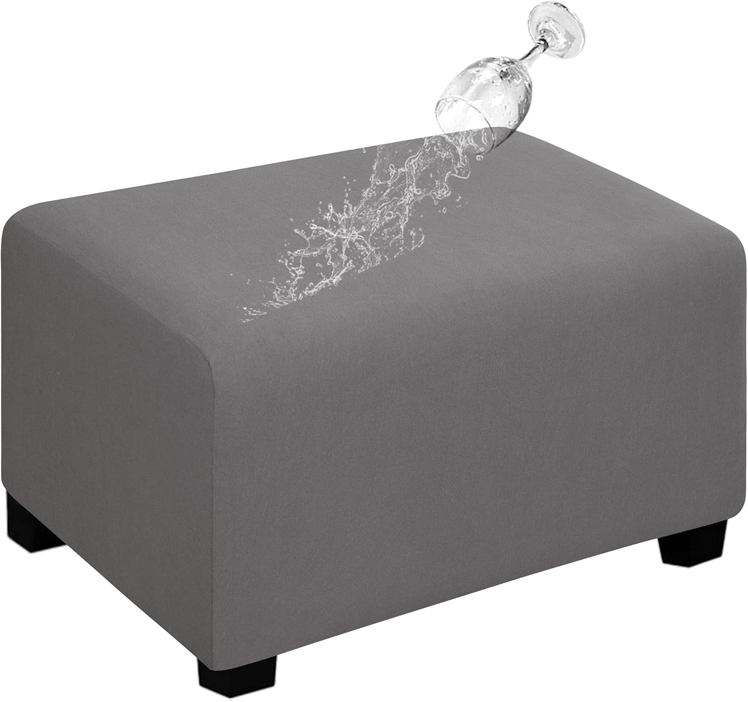 Dual Waterproof Stretch Ottoman Cover
