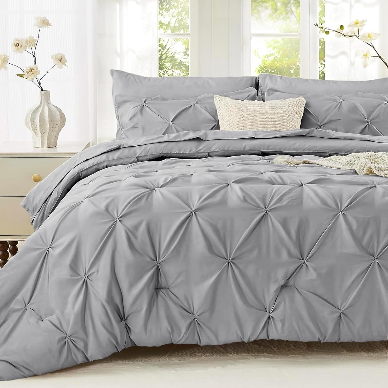 Queen Comforter Set, 7-Piece