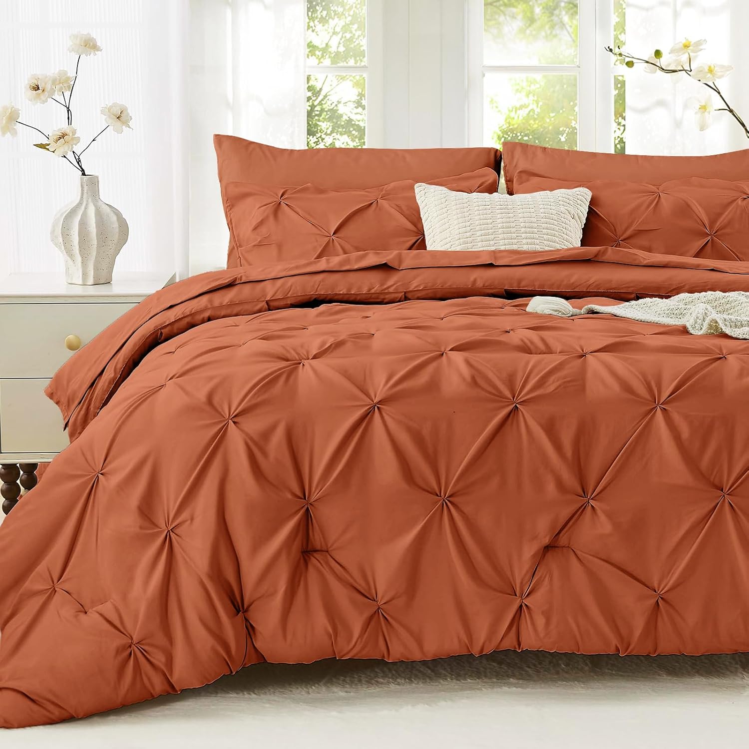 Queen Comforter Set, 7-Piece