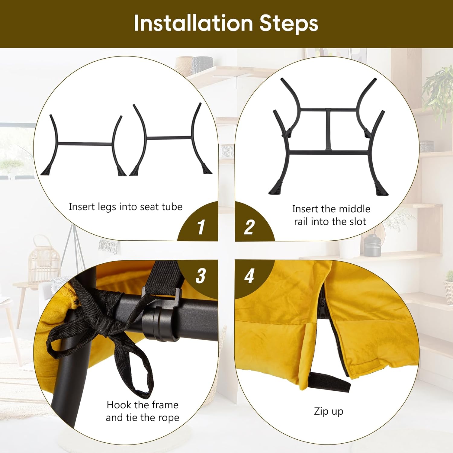 Lazy Chair with Folding Ottoman