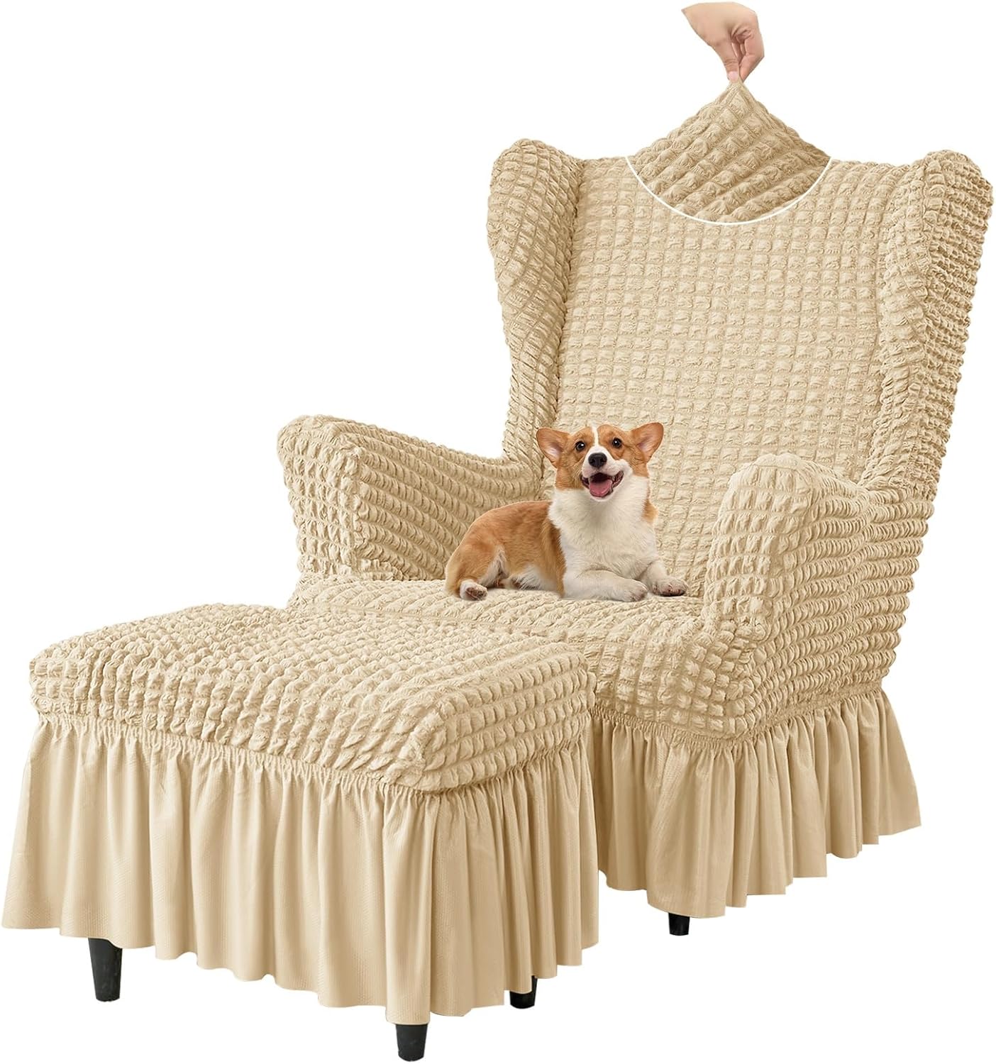 Wingback Chair Slipcover