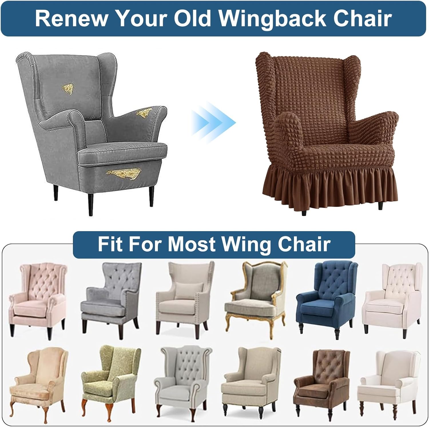 Wingback Chair Slipcover