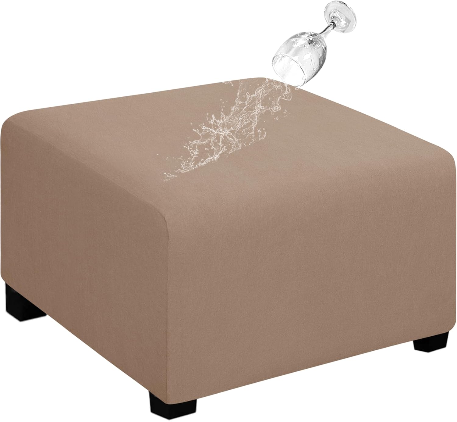 Dual Waterproof Stretch Ottoman Cover
