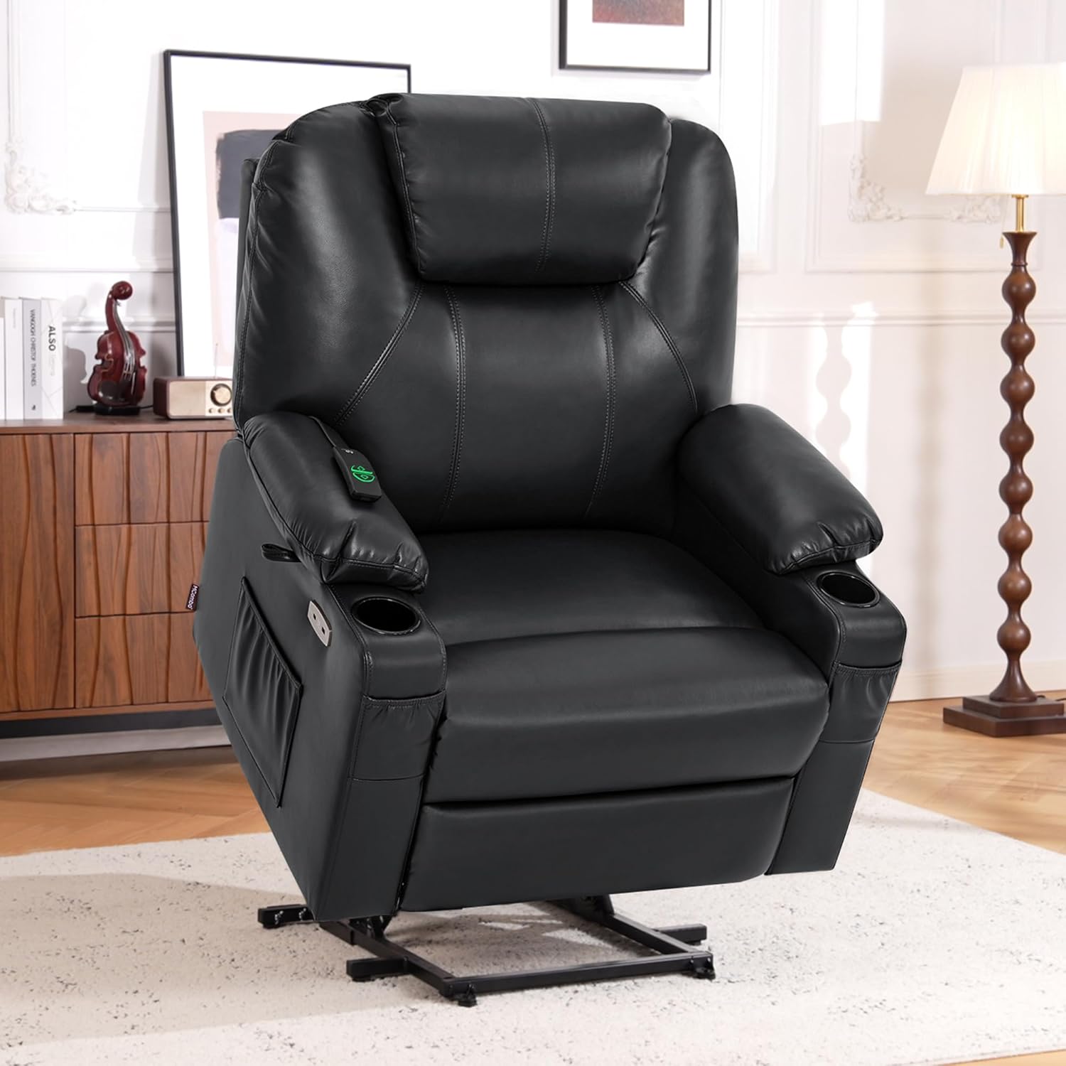 Electric Power Lift Recliner Chair Sofa with Massage and Heat