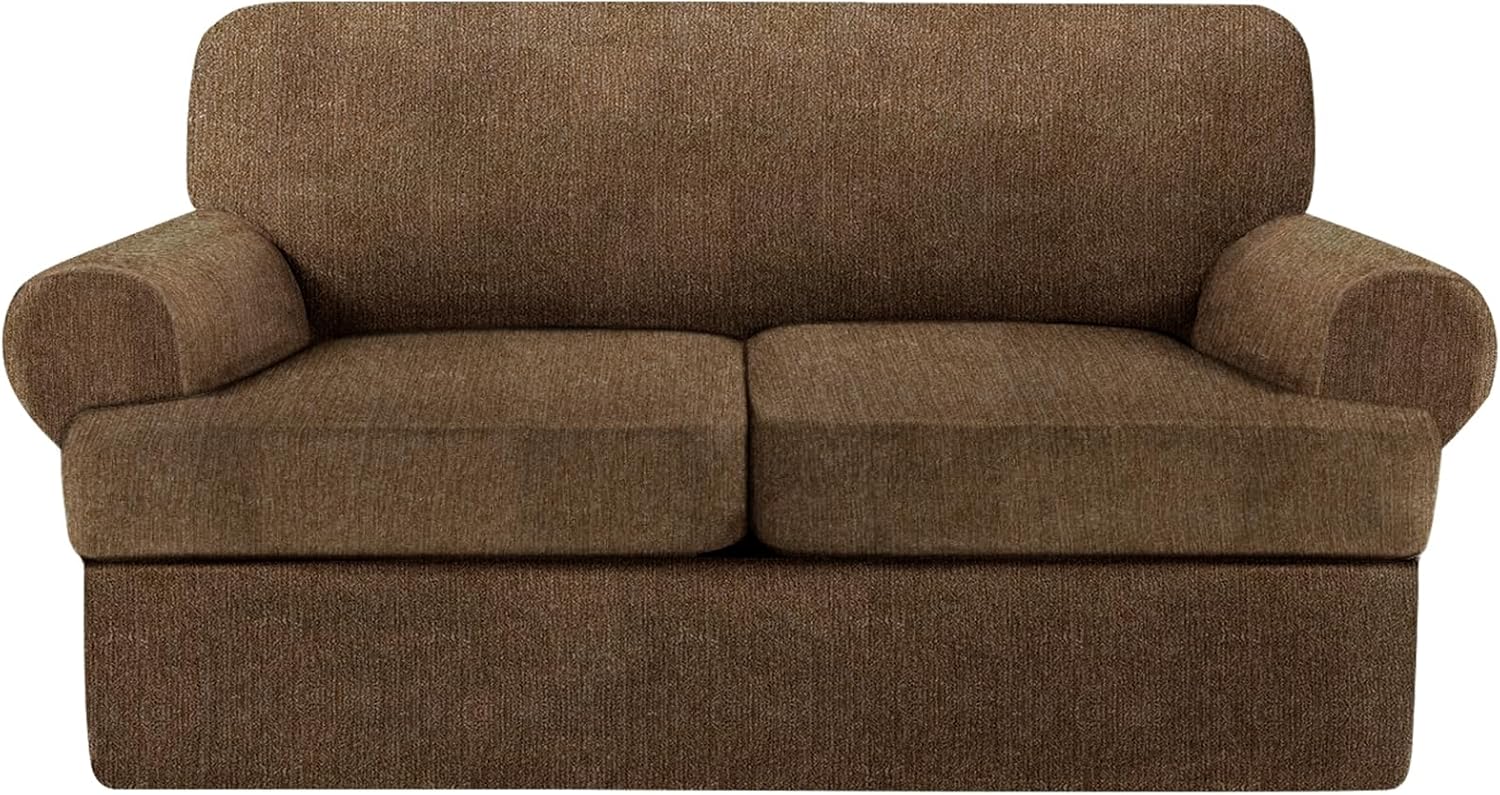 2 Pieces T Cushion Chair Covers