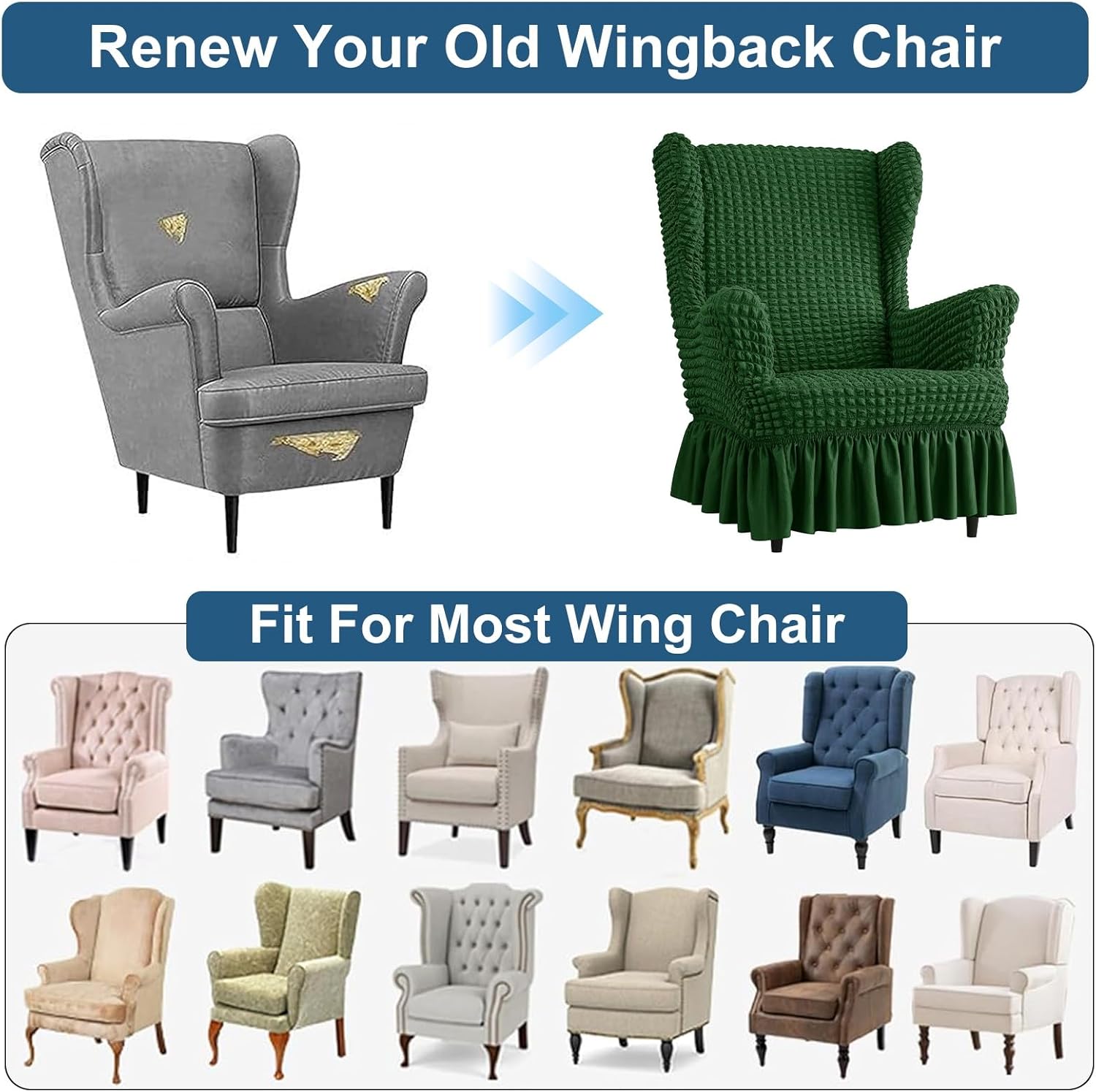 Wingback Chair Slipcover