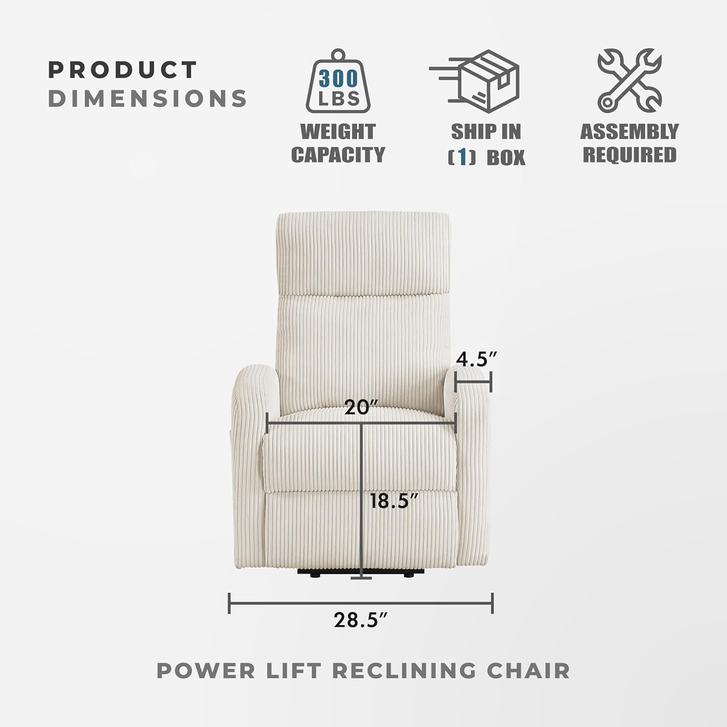 Recliner Chair Armchair Push Back Recliner