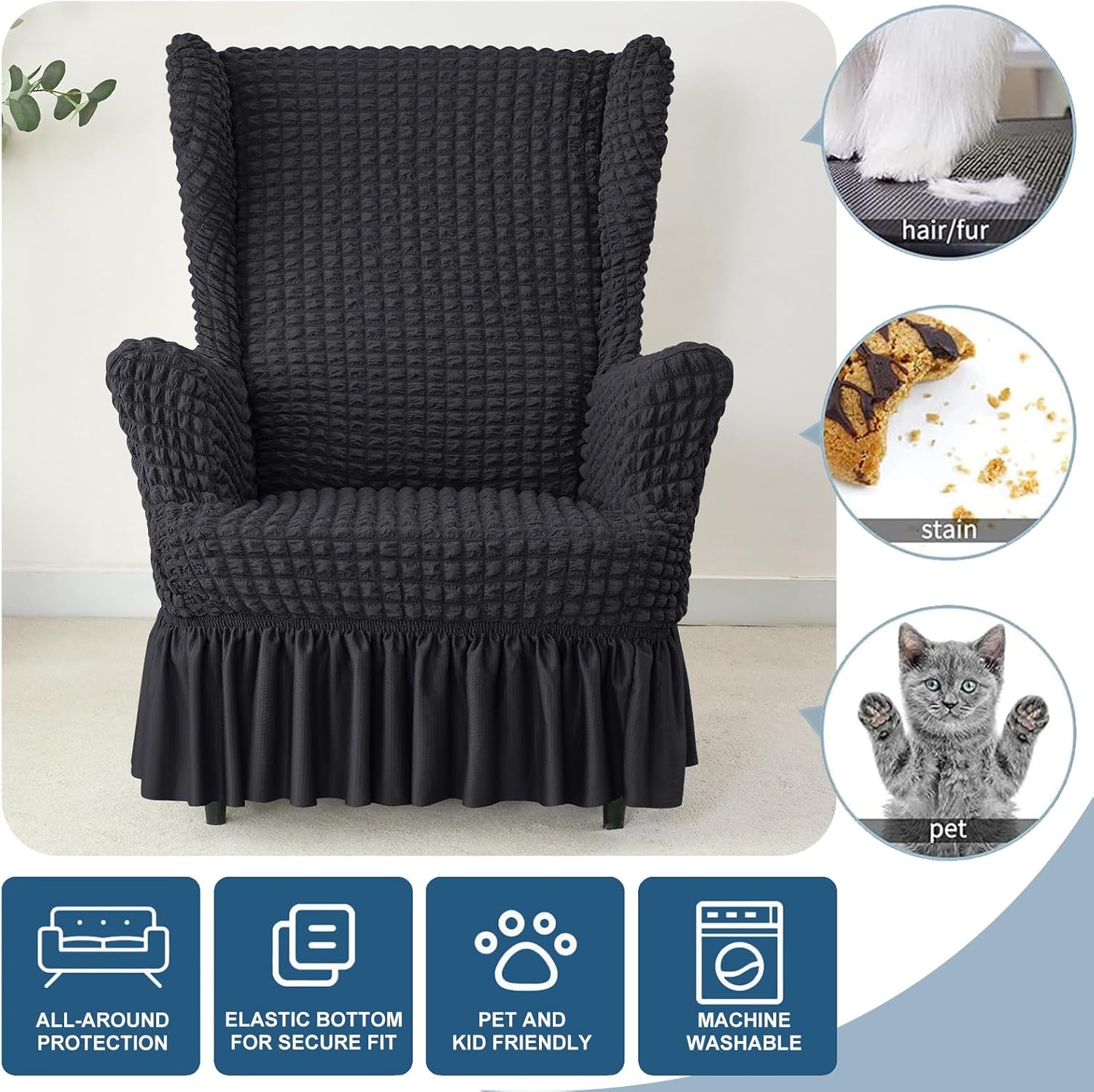 Wingback Chair Slipcover