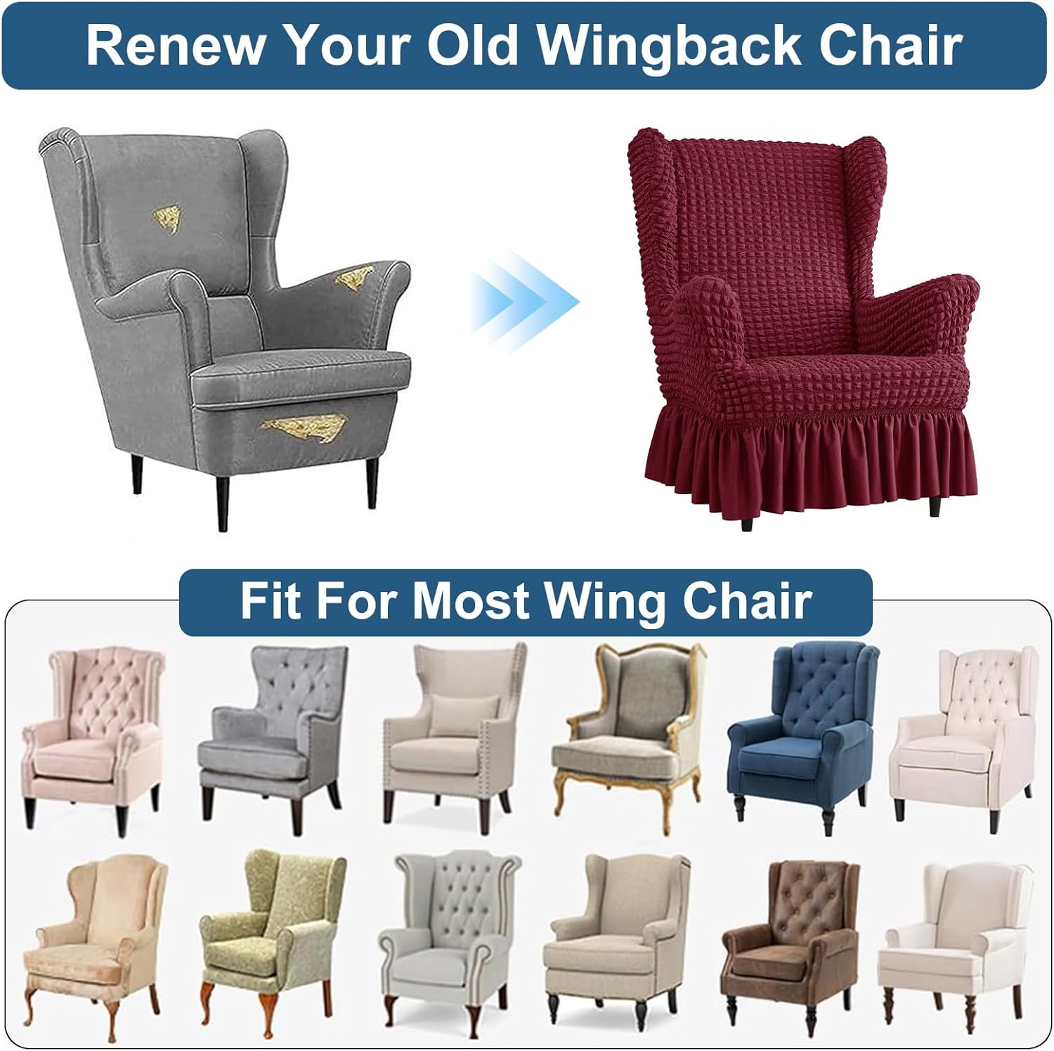 Wingback Chair Slipcover