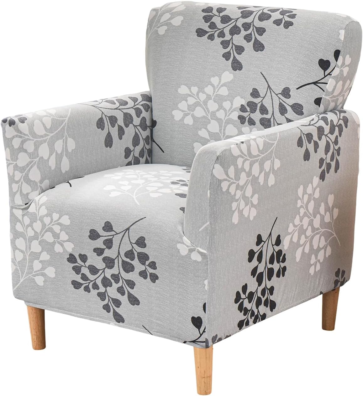 Printed Banquet Armchair Slipcovers Soft Chair Covers Armchair 1-Piece Stretch Chair Covers for Living Room Nonslip Outdoor Armchair Slipcover Kids Pets Friendly Furniture Protector,01