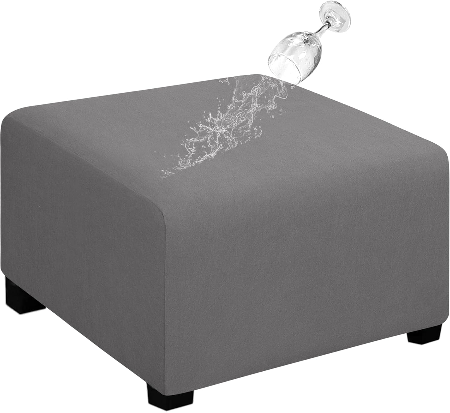 Dual Waterproof Stretch Ottoman Cover