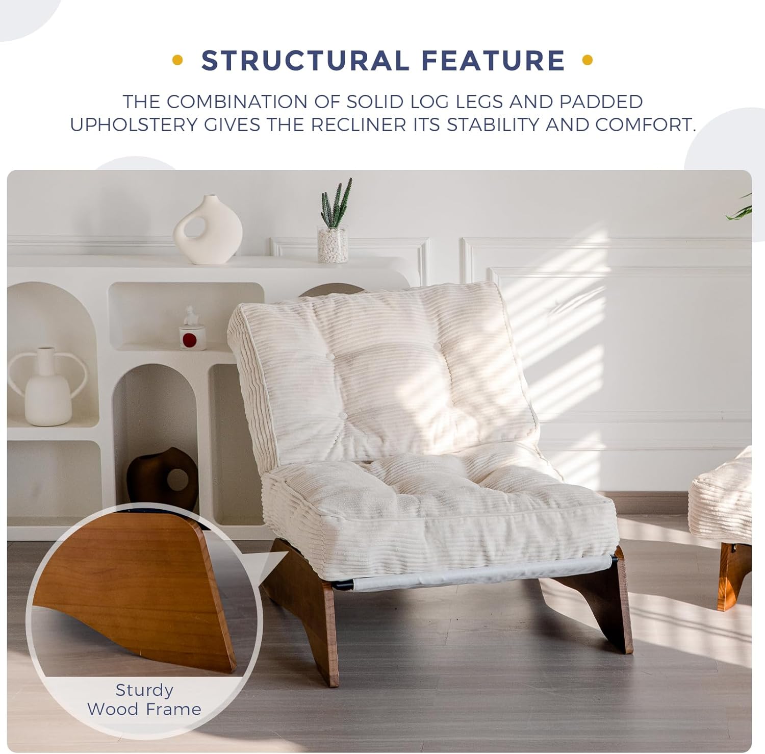 Accent Chair with Ottoman