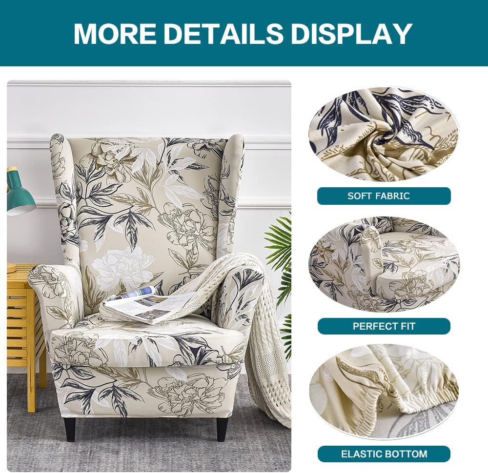 Wingback Chair Cover Slipcovers