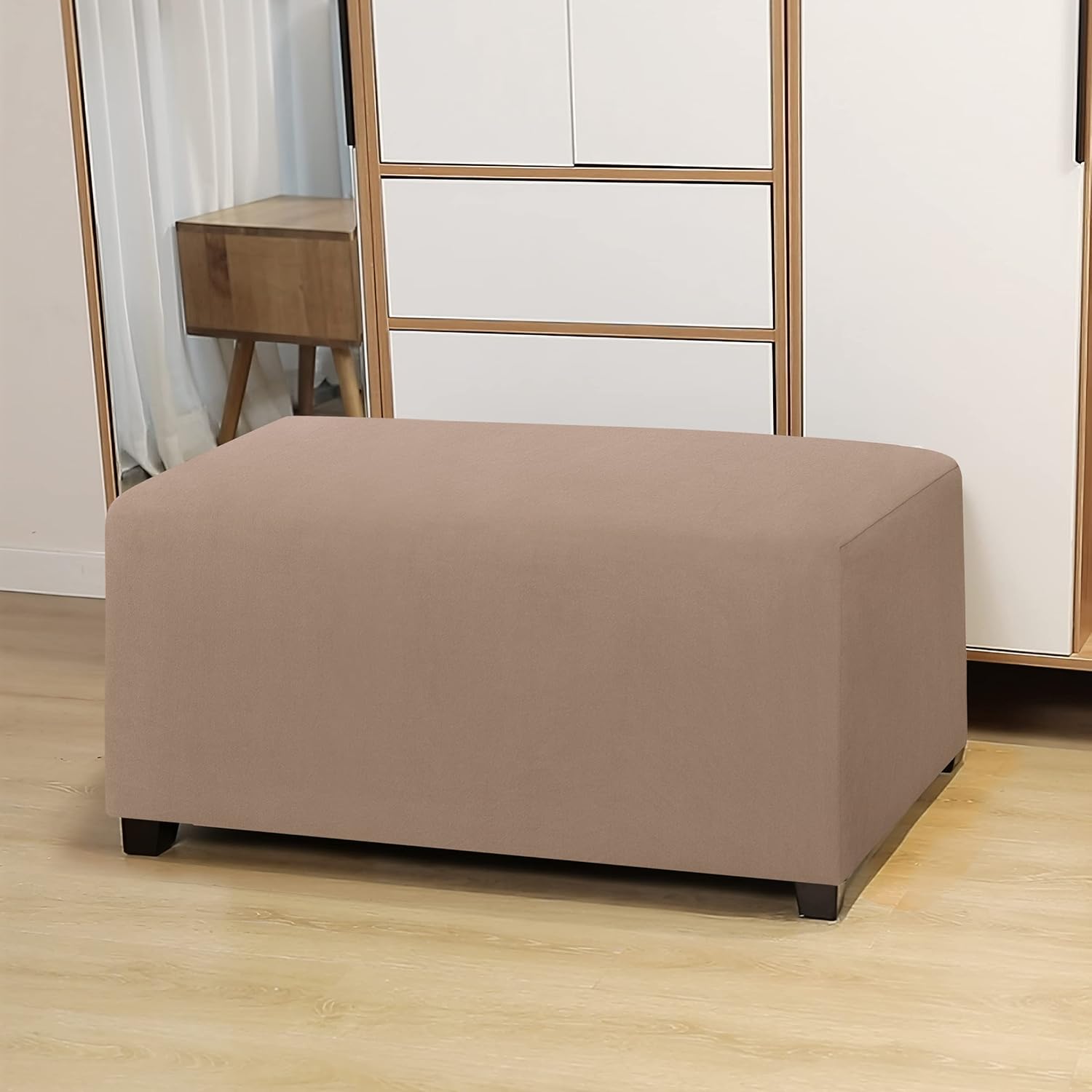 Dual Waterproof Stretch Ottoman Cover