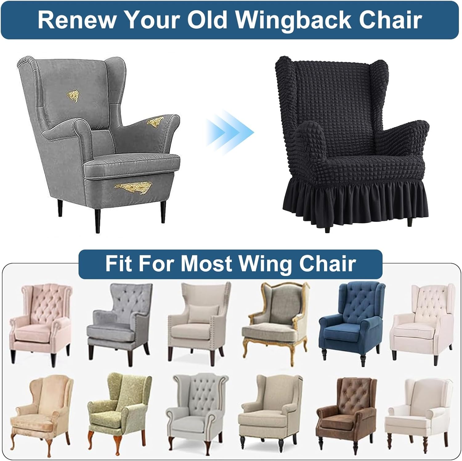 Wingback Chair Slipcover