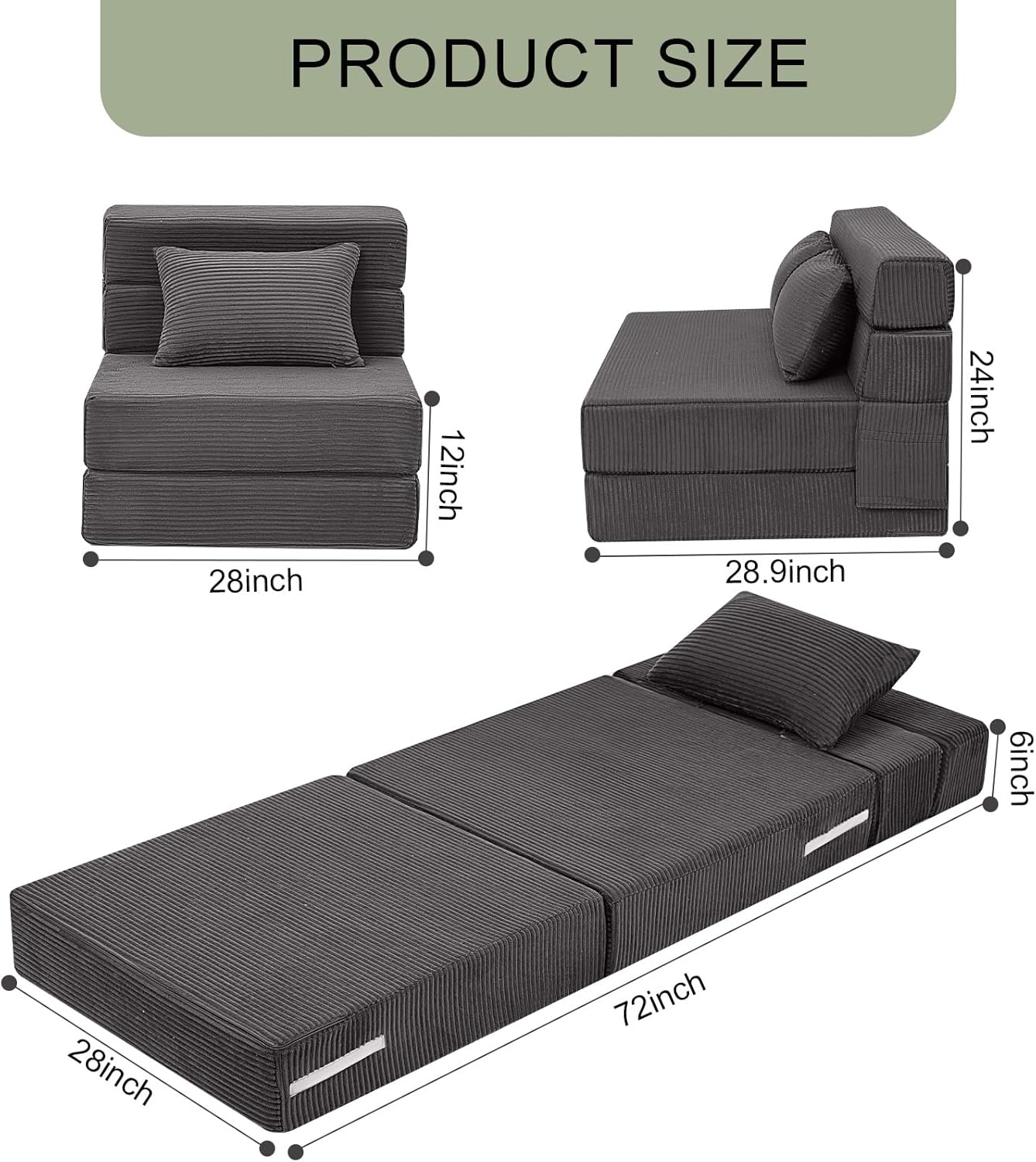 Convertible Sofa Bed