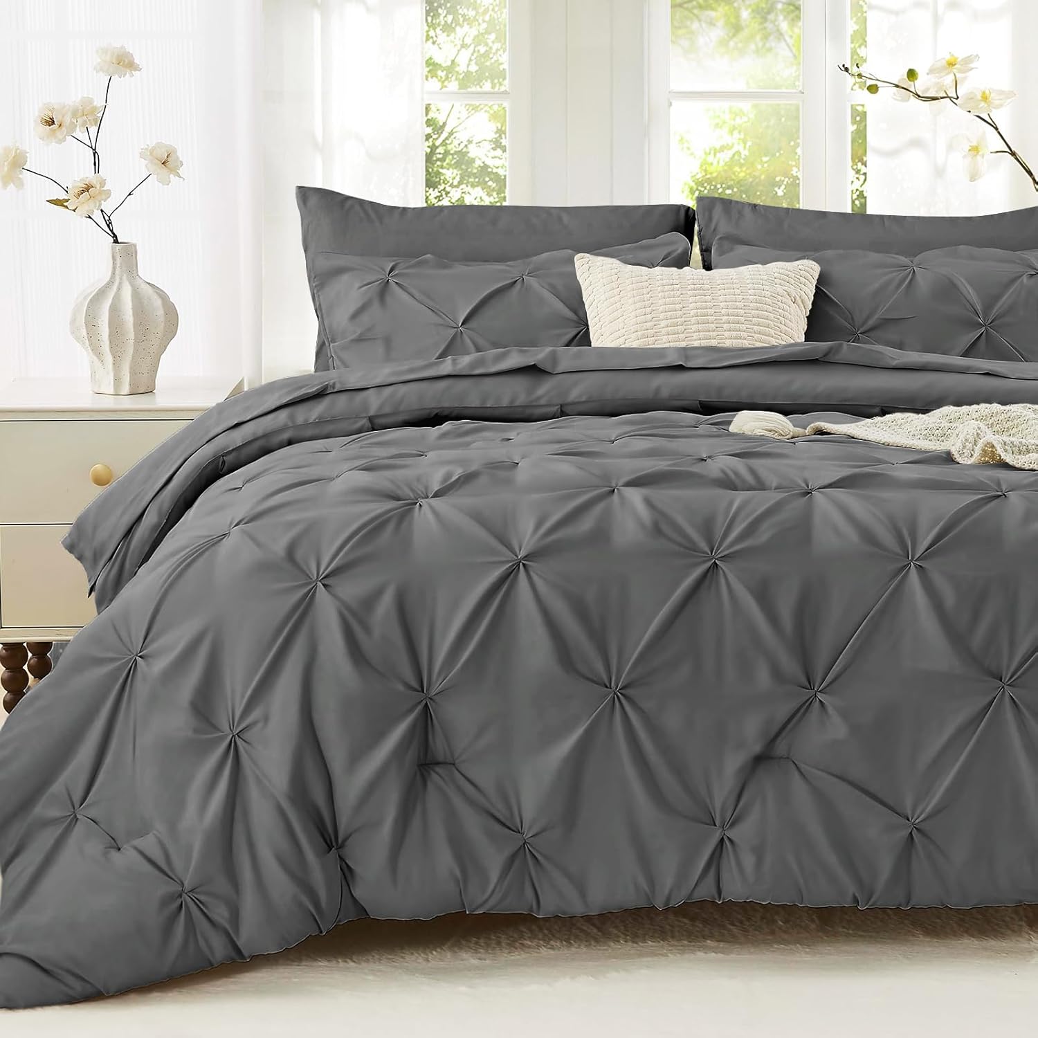 Queen Comforter Set, 7-Piece