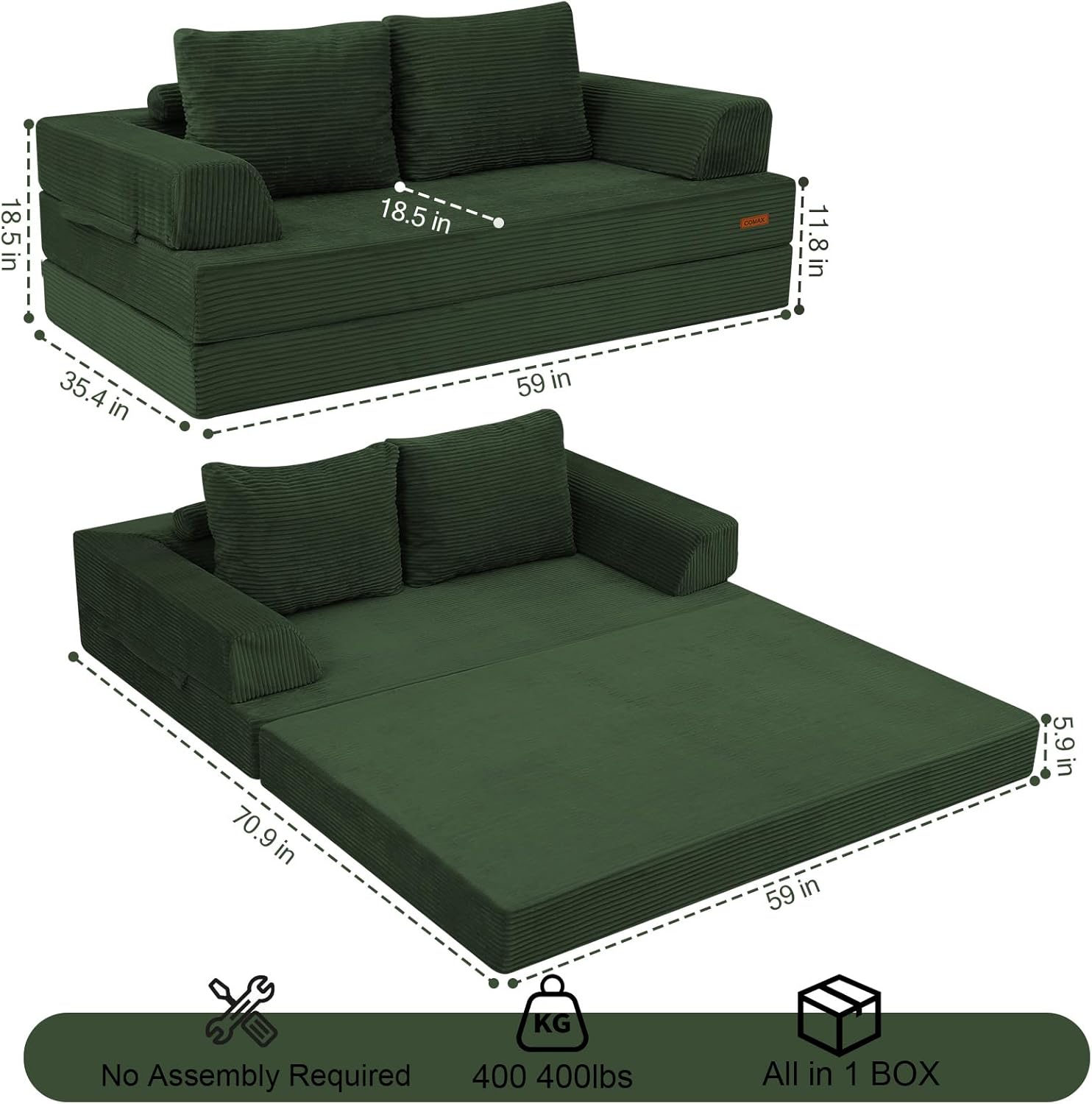Convertible Sofa Bed