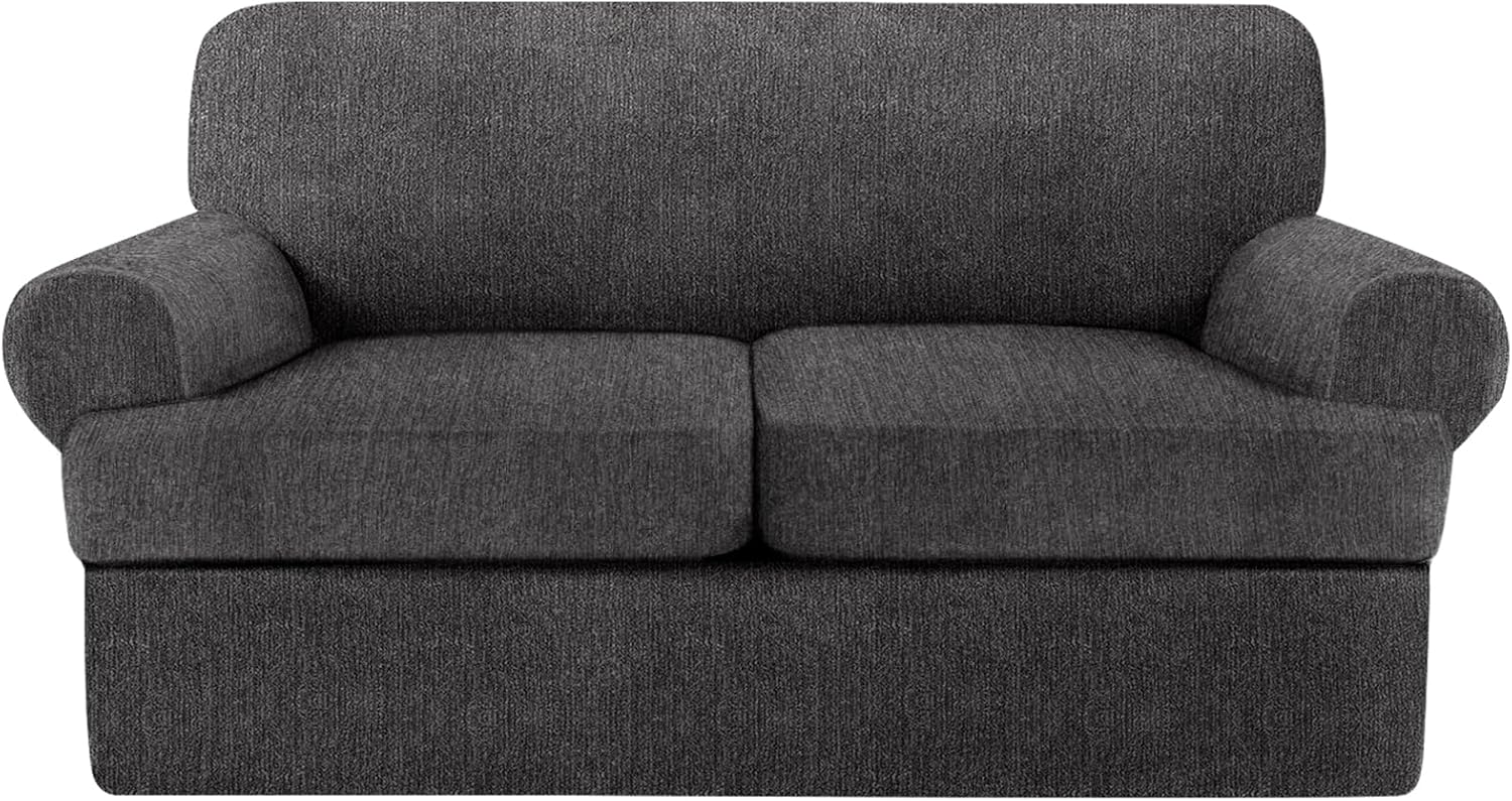 2 Pieces T Cushion Chair Covers