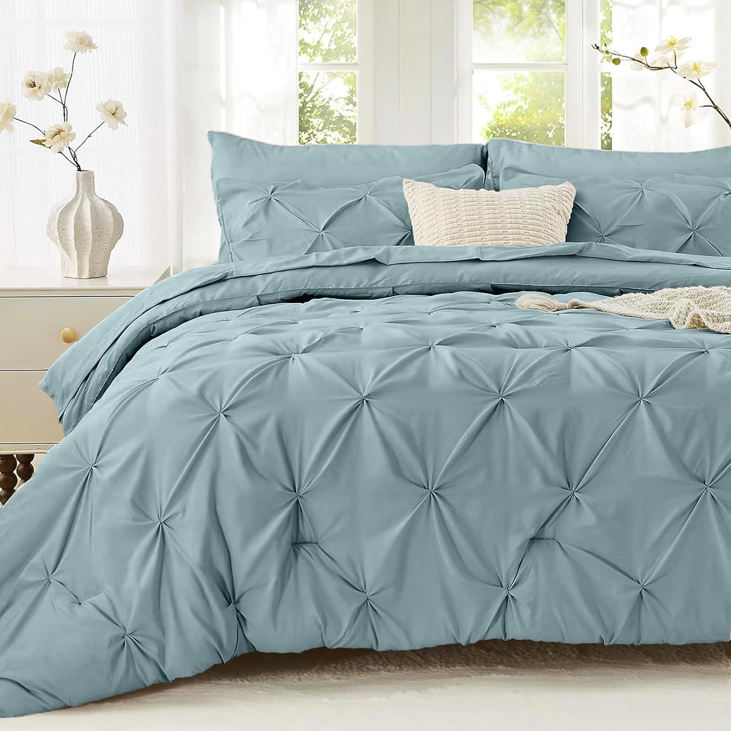 Queen Comforter Set, 7-Piece