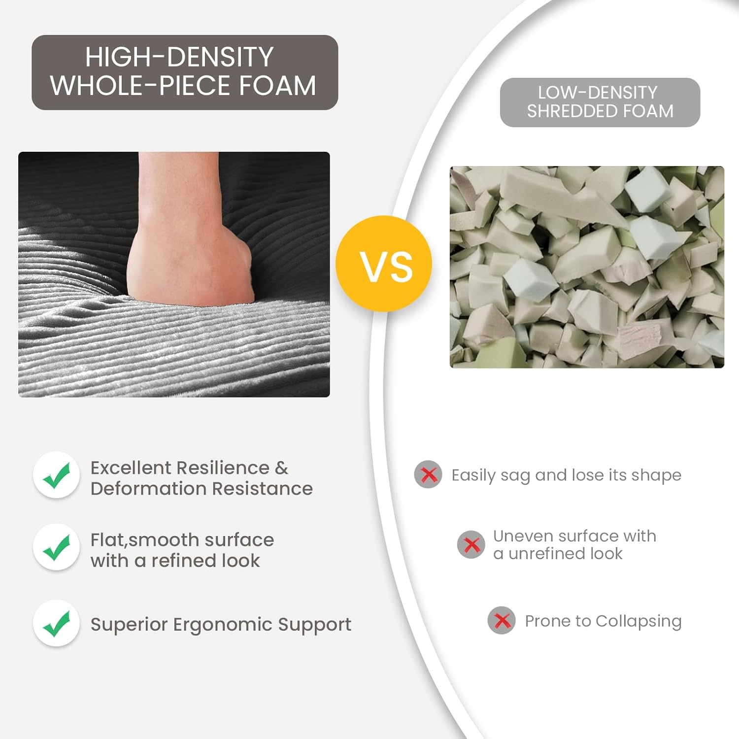 Folding Sofa Bed, Convertible Sleeper Chair with Pilow Foldable Matress, 2 in 1 Pull Out Loveseat Sofa Portable Fold Out Chair Bed Comfy Floor Couch Lounge for Living Room Bedroom