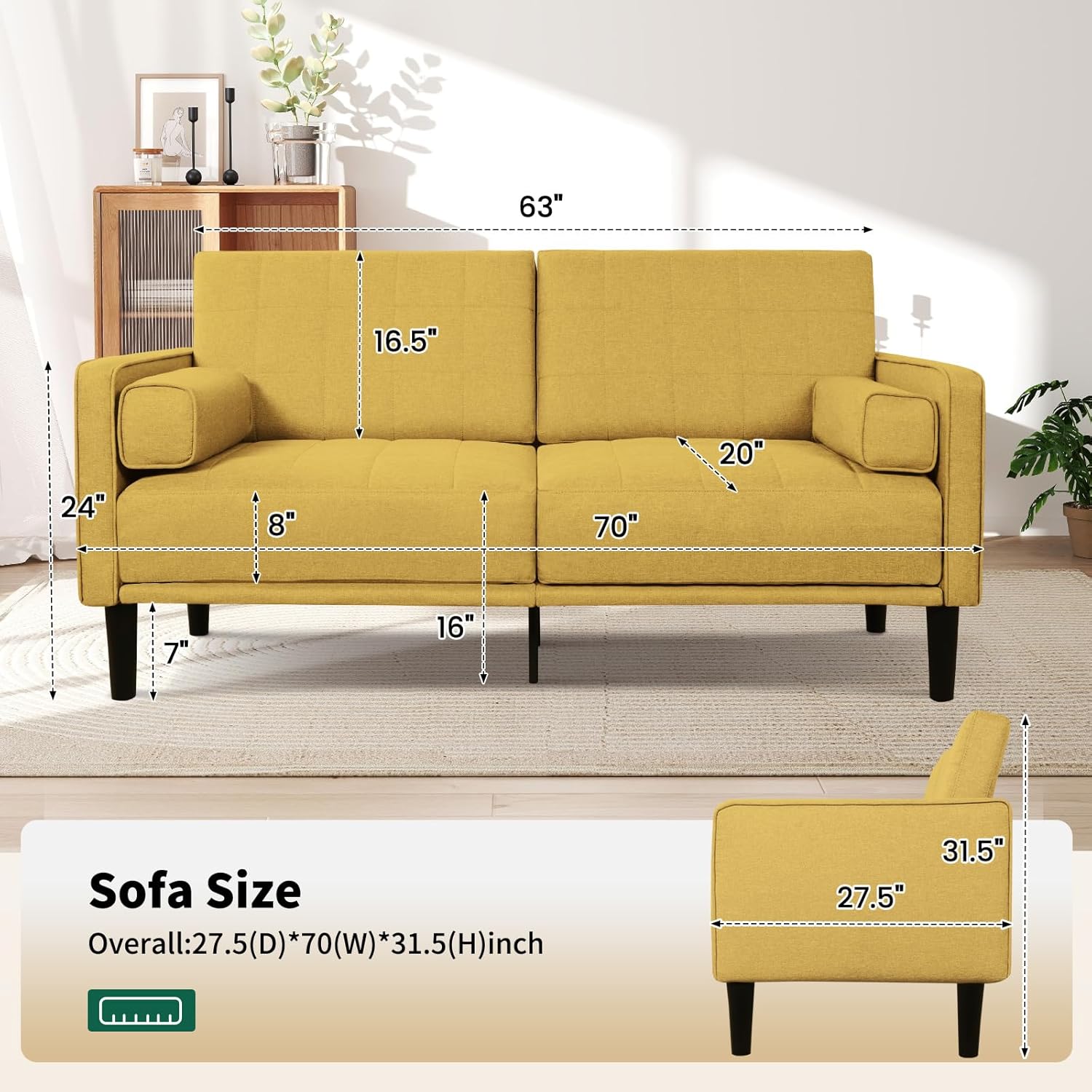 Comfy Loveseat Sofa