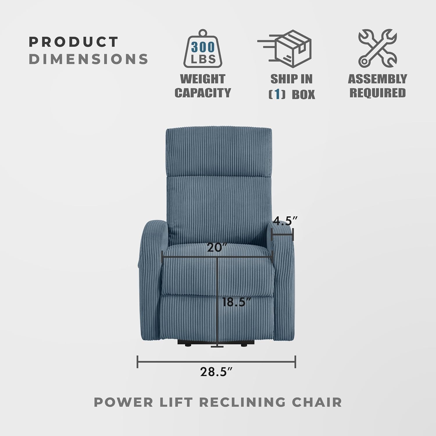 Recliner Chair Armchair Push Back Recliner