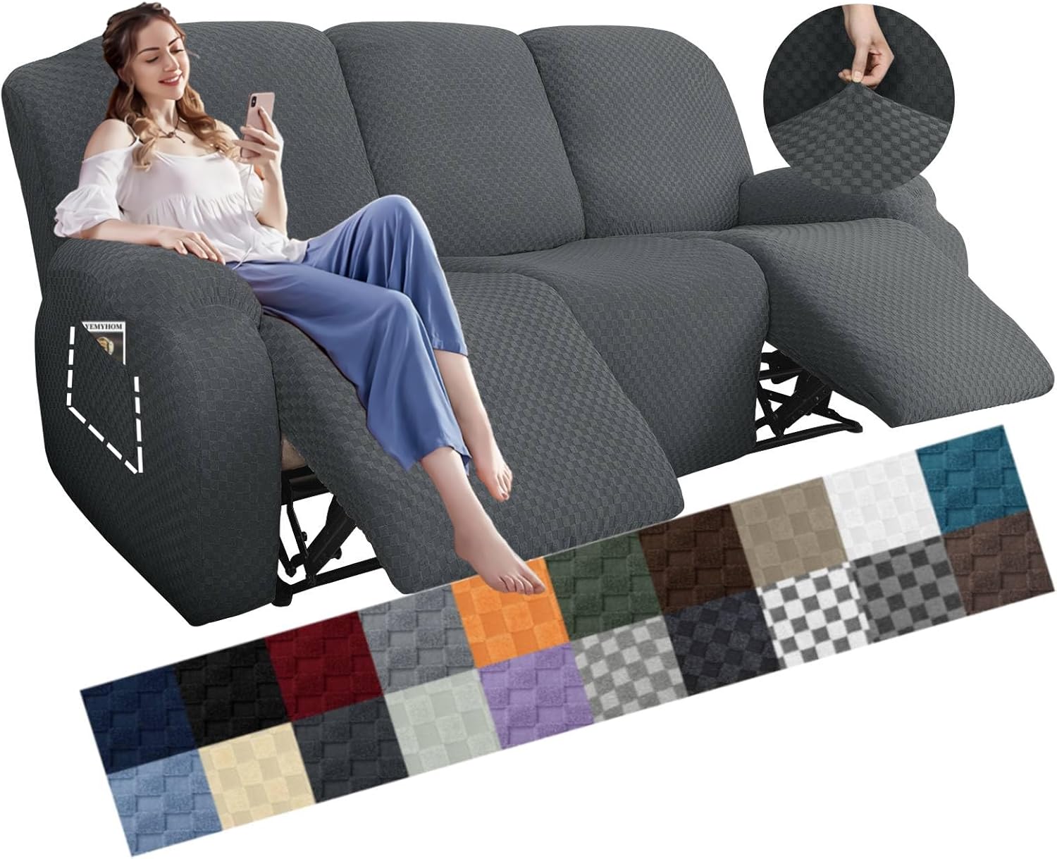 Stretch Loveseat Recliner Slipcover
