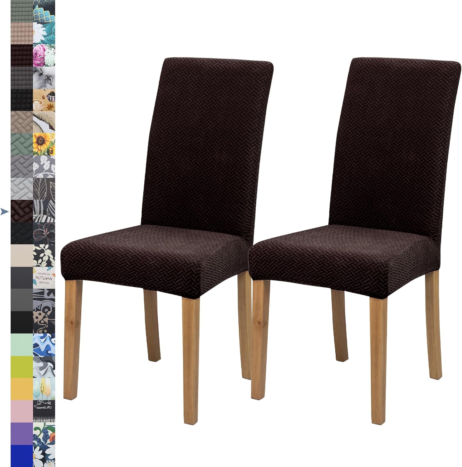 Dining Chair Cover,Dining Room Chair Covers Set of 6,Stretch Kitchen Chair Cover,Washable Dining Chair Cover,Parsons Chair Slipcovers Protective,for Home,Restaurant,Banquet(Gray)