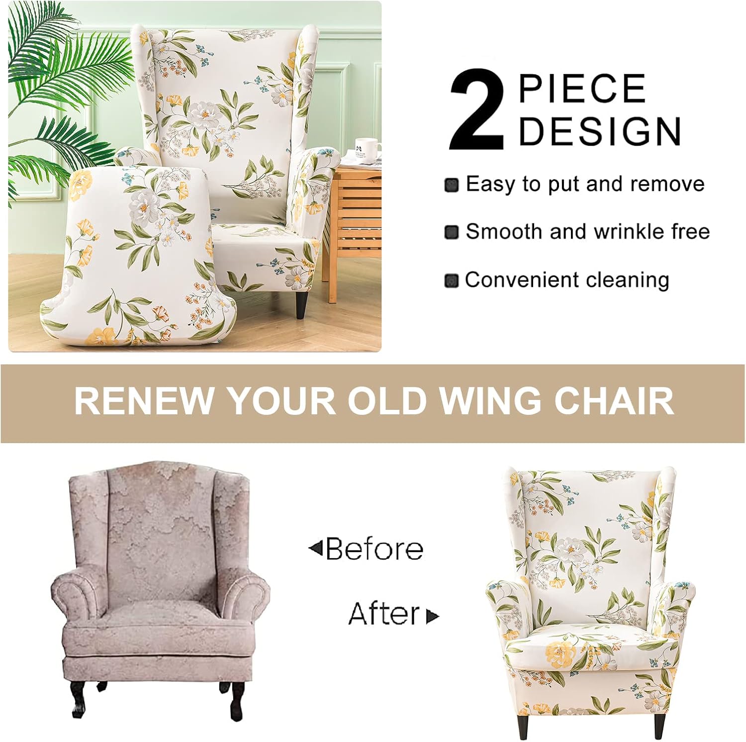 Wingback Chair Slipco
