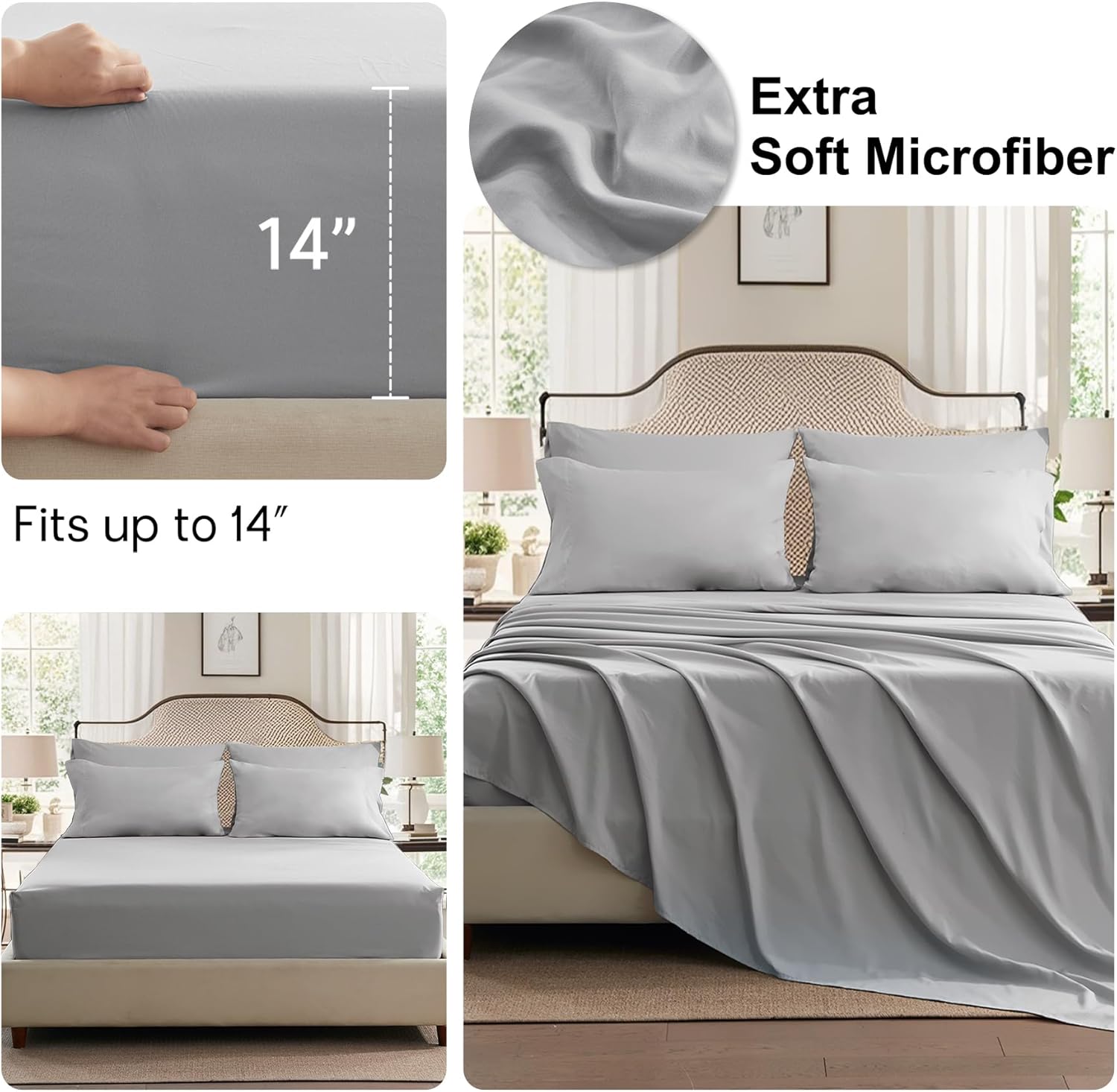 Queen Comforter Set 7 Pieces